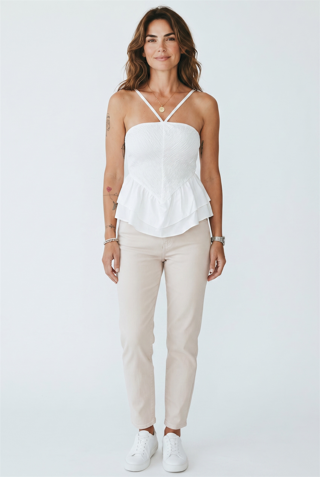 Top gala cotone