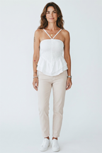 Top gala cotone