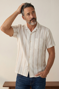 Camicia mezza manica riga