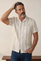 Camicia mezza manica riga