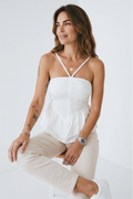 Top gala cotone