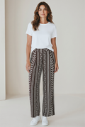 Pantalone viscosa fantasia