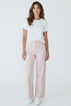 Pantaloni rosa palazzo