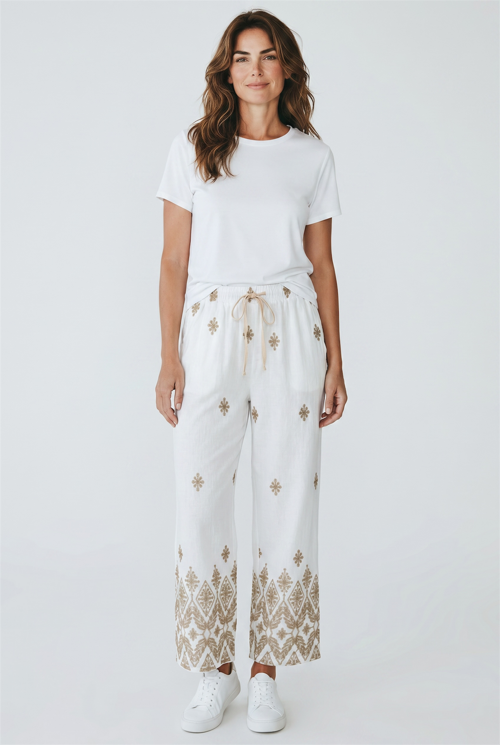 Pantalone ricamo