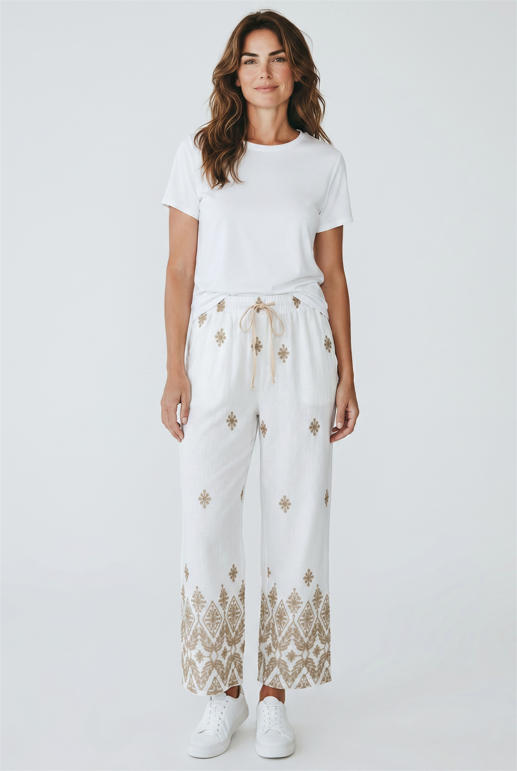 Pantalone ricamo
