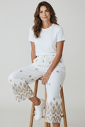 Pantalone ricamo