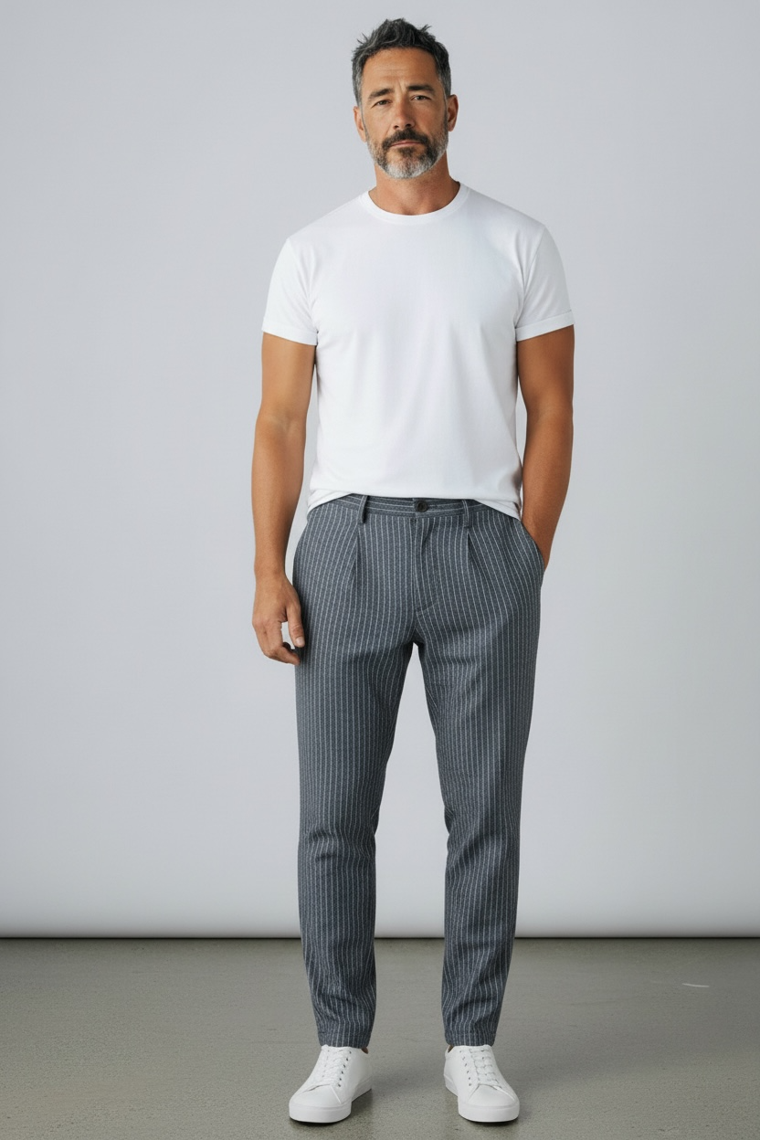 Panta laccio righe