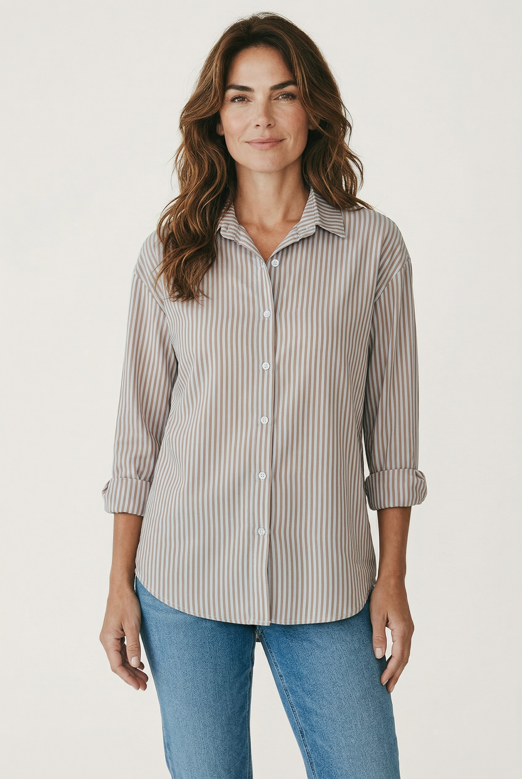 Camicia Riga marrone