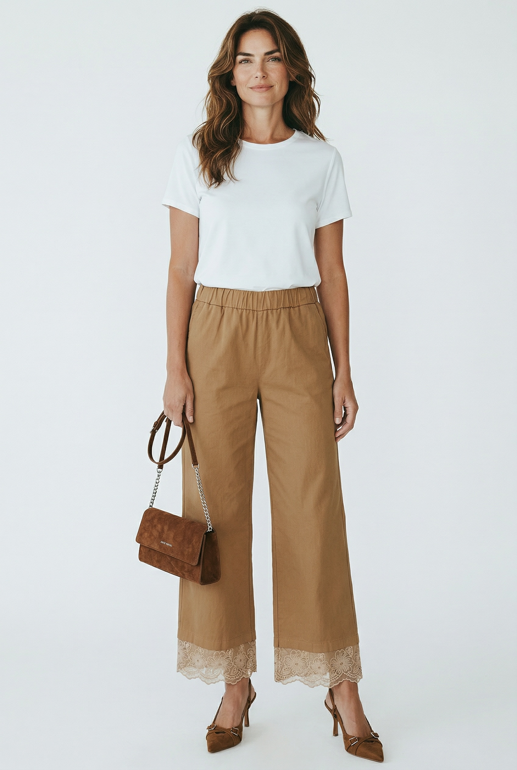 Pantalone ricamo